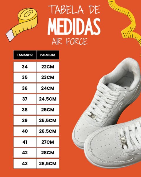 Tênis Nike Air Force 1 - Premium Preto